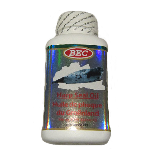 BEC Harp Seal Oil 500mg 100capsules