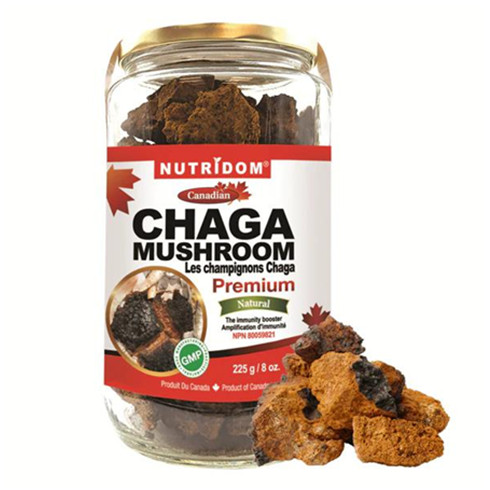 Nutridom Canadian Chaga Mushroom Chunks 225 grams