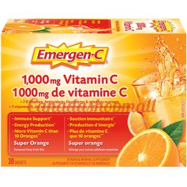 Emergen-C 1000mg Vitamin C Super Orange 30sachets