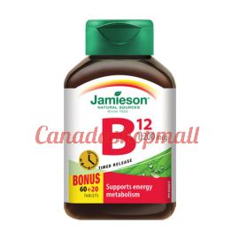 Jamieson Vitamin B12 1200 mcg Time Release 80tablets.
