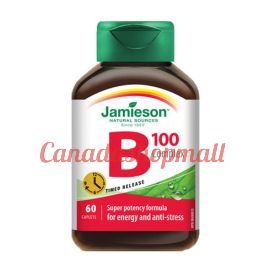 Jamieson B Complex 100mg Timed Release 60caplets.