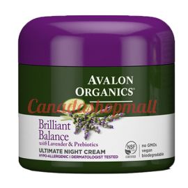 Avalon Organics Brilliant Balance with Lavender & Prebiotics Ultimate Night Cream 57g