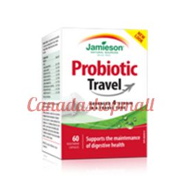 Jamieson Probiotic Travel Advanced 4 strain 90 caplets .