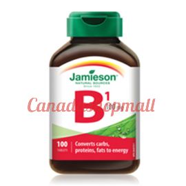 Jamieson Vitamin B1 (Thiamine) 100 mg 100 tablets 