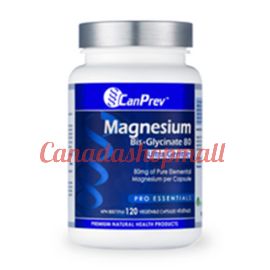 CanPrev Magnesium Bis-Glyc 80 Ultra Gentle 120 vegicaps 