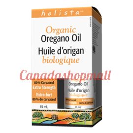 Holista Organic Oregano Oil 80% Carvacrol Extra Strength - 45 ml
