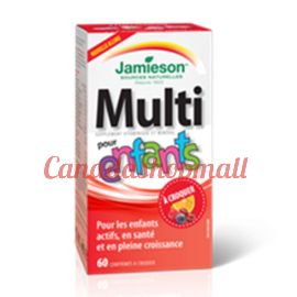 Jamieson Multi for Kids with Iron 60 chewable tablets.