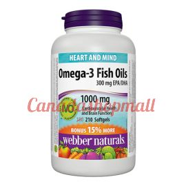 Webber Naturals Omega-3 300 mg 210 softgels