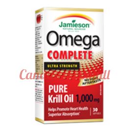 Jamieson omega complete Ultra Strenth krill 1000mg 30softgels.