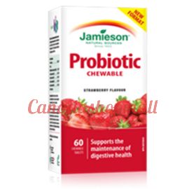 Jamieson Chewable Probiotic 60 Tablets .