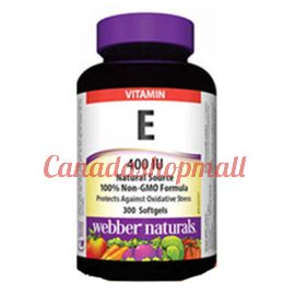Webber Naturals Vitamin E 400 IU 300 softgels