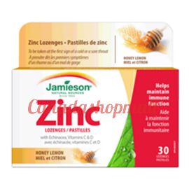 Jamieson Zinc with Echinacea and Vit C Lemon 30 lozenges.
