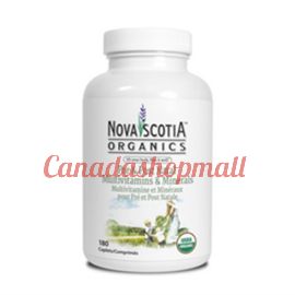 Nova Scotia Organics Pre & Post Natal Multi & Min 180 Caplets