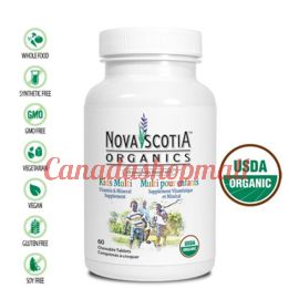 Nova Scotia Organics Kid's Multivitamins & Minerals 60 Caps