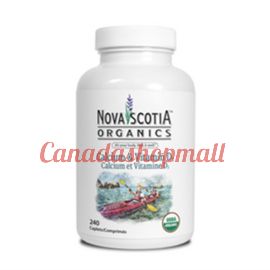 Nova Scotia Organics Calcium + Vitamin D3 240 Caplets