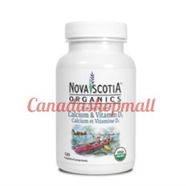 Nova Scotia Organics Calcium + Vitamin D3 (120 Caplets)