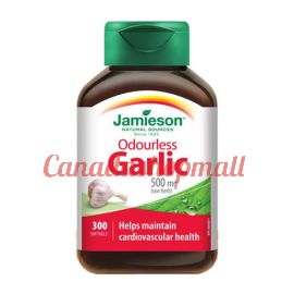 Jamieson Odourless Garlic 500mg 300 capsules.