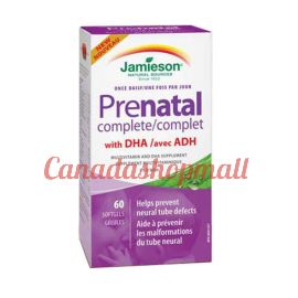 Jamieson Prenatal Complete With DHA 60softgels.