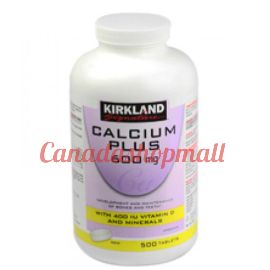Kirkland  Signature Calcium Plus D3 600 mg 500 tablets