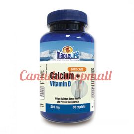 Maplelife Calcium Carbonate + Vitamin D 200IU 90tablets