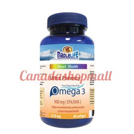 Maplelife Ultra Potency Deep Sea Fish Omega-3 1250 mg 60 softgels