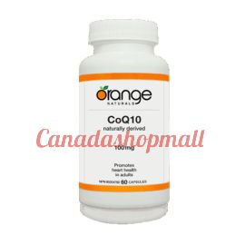 Orange Naturals  Coenzyme Q10 Naturally Derived 100mg 60capsules