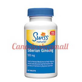 Swissnatural Siberian Ginseng 500 mg 90 tablets