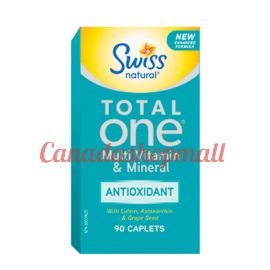 Swiss Naturals Total One Antioxidant Multi Vitamin & Mineral Timed Release  90 caplets.
