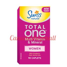 Swiss Naturals Total One Multi Vitamin & Mineral Women 90 caplets