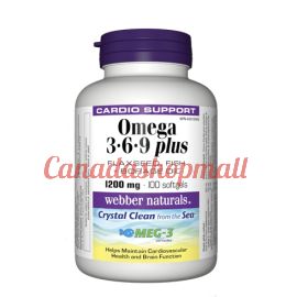 Webbernaturals Omega-3-6-9 plus 1200 mg 100 softgels