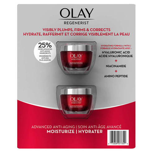 Olay Regenerist Advanced Anti-Aging Micro-sculpting Cream 2 × 50 ml